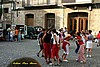Juegos infantiles en la Plaza de Santiago